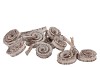 NATURE PALM MULE BLANC PAR 10 PIÈCES