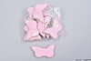 HOUTEN VLINDER ROZE 7X4CM PER 10