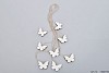 GARLAND BUTTERFLY WHITE L34CM
