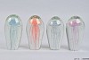 DECO JELLYFISH IN GLASS MIX COLOURED 8X16CM ASSORTED A PIECE