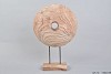 ORNAMENT HOLZ AUGE 33X11X51CM