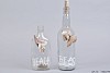SCHELP GLASFLES+DECORATIE 8X28CM+9X5X20CM ASSORTI PER STUK
