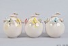 BUTTERFLY VASE WHITE COLOURED 15X18CM ASSORTED A PIECE