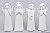 POLYSTONE STANDING ANGEL 34CM ASSORTED A PIECE