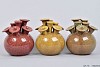 VAAS TROMPET GEEL/GROEN/ROOD 14X17CM ASSORTI PER STUK