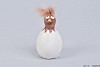 CHICKEN COMING OUT OF EGG 6X6X10CM