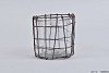 WIRE MESH + GLASS NATURAL 12X12CM