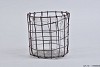 WIRE MESH + GLASS NATURAL 14X14CM