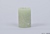 CANDLE CURL MOSS GREEN 7X10CM