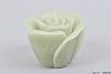 CANDLE ROSE MOSS GREEN 11X9CM