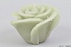 CANDLE ROSE MOSS GREEN 14X12CM