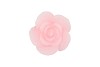 CANDLE ROSE WHITE PINK 8X7CM