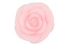 CANDLE ROSE WHITE PINK 14X12CM