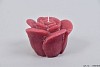 CANDLE ROSE ROSE RED 8X7CM