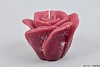 CANDLE ROSE ROSE RED 11X9CM