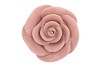 CANDLE ROSE TAUPE 14X12CM