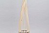 WOODEN CANDLE HOLDER IBIZA NATURAL 16X80CM