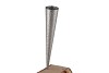 TEA LIGHT CONE SILVER 4X25CM