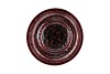 PORTE-BOUGIES EN VERRE ROUGE BRILLANT 7CM