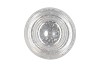 PORTE-BOUGIES EN VERRE ARGENT MAT 7CM