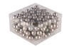 GLASS BALL TITAN GREY 25MM P/144 NM