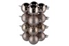 GLASS BALL TITAN GREY 80MM P/16 NM