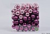 GLASS BALL COMBI BERRY 30MM ON WIRE SET OF 72