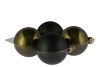 GLASS BALL PINE GREEN 100MM P/4