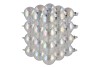 GLASS BALL CLEAR PEARL 57MM P/36