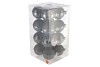 GLASS BALL COMBI BLACK 80MM P/16 NM
