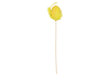 EASTER OEUF DE VANNEAU JAUNE SUR PIQUE 6X4CM L55CM PAR 25 PIÈCES