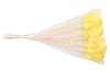 EASTER OEUF DE VANNEAU JAUNE SUR PIQUE 6X4CM L55CM PAR 25 PIÈCES