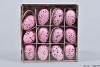 SPIKKELEI HANGER ROZE 4CM PER 12 STUKS