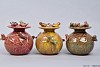 VOGEL DISCUS GEEL/GROEN/ROOD 15X16CM ASSORTI PER STUK