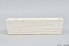 WOODEN BOX RECTANGLE WHITE 32X9X9CM