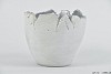 CONGO POT DE FLEURS BÉTON GRIS 15X14CM