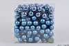 GLASS BALL COMBI BASIC BLUE 25MM ON WIRE SET OF 144
