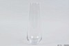 GLASS BELLY VASE OPTICAL COLDCUT 14X37CM