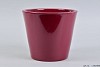 VINCI WINE RED POT CONTAINER 21X19CM