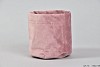 VELOURS PLANTBAG OLD PINK 12X13CM