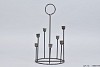CANDLE HOLDER STEEL 18X35CM 7 CUPS