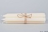 CROWN CANDLES IVORY P/7 2X25CM