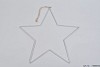 STER HANGER METAAL ZILVER 38CM