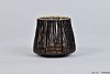 DRAAD LANTAARN ZWART/GOUD 11X11CM