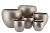 VINCI CHAMPAGNE FLOWER POT 31X28CM
