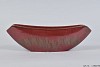 OX BLOOD OVAL BOWL RED 35X8X10CM