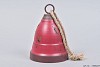 PENDANT CATTLE BELL 14X20CM RED