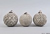 MARBLE GOLD ORNAMENT 13CM ASSORTED A PIECE