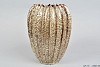REEF STONE GREY SPHERE SHADED VASE 20X25CM