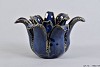 TEELICHT DECO TIEFBLAU SUCCULENT 17X8CM